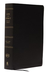 KJV, Life in the Spirit Study Bible, Bonded Leather, Burgundy, Indexed, Red Letter Edition - Zondervan - 9780310928232