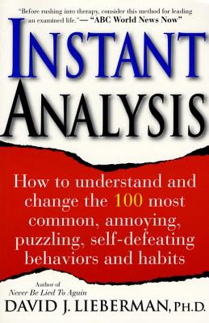 Instant Analysis, David J. Lieberman - Gebonden - 9780312194666