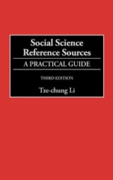 Social Science Reference Sources - Tze-chung Li - 9780313304835