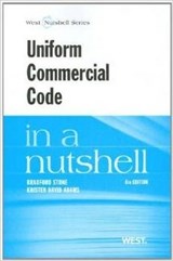 Uniform Commercial Code in a Nutshell - Stone, Bradford; Adams, Kristen David - 9780314277442