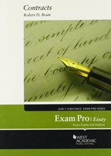 Exam Pro on Contracts, Essay - Robert D. Brain - 9780314286048