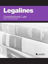 Legalines on Constitutional Law, Keyed to Sullivan - Publisher's Editorial Staff - 9780314291271