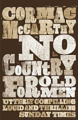 No Country for Old Men - MCCARTHY,  Cormac - 9780330511216