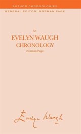 An Evelyn Waugh Chronology - N. Page - 9780333638941