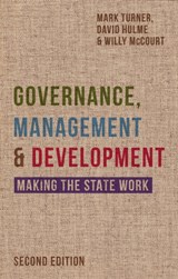 Governance, Management and Development - DAVID (BWPI UNIVERSITY OF MANCHESTER,  Manchester) Hulme ; Mark (University of Canberra, Australia) Turner ; Willy (University of Manchester, Manchester) McCourt - 9780333984628