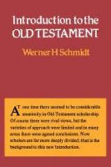 Introduction to the Old Testament - Werner H. Schmidt - 9780334020882