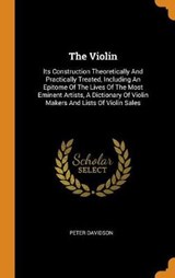 The Violin - DAVIDSON,  Peter - 9780353310278