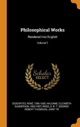 Philosophical Works - DESCARTES,  Rene - 9780353400337