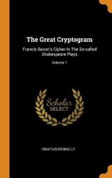 The Great Cryptogram - DONNELLY,  Ignatius - 9780353593176