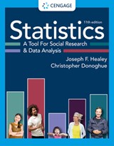 Statistics: A Tool for Social Research and Data Analysis - Joseph (Christopher Newport University) Healey ; Christopher (Montclair State University) Donoghue - 9780357371077