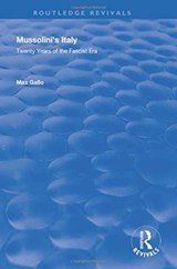 Mussolini's Italy - Max Gallo - 9780367112462