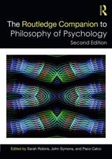 The Routledge Companion to Philosophy of Psychology - Sarah Robins ; John Symons ; Paco Calvo - 9780367336790