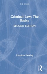 Criminal Law: The Basics - JONATHAN (UNIVERSITY OF OXFORD,  UK) Herring - 9780367633394