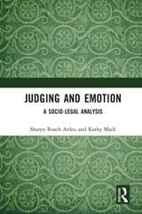 Judging and Emotion - Sharyn Roach Anleu ; Kathy Mack - 9780367678685