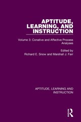 Aptitude, Learning, and Instruction - Richard E. Snow ; Marshall J. Farr - 9780367756277