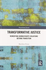 Transformative Justice - Matthew Evans - 9780367895488