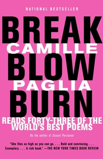 BREAK BLOW BURN, Camille Paglia - Paperback - 9780375725395