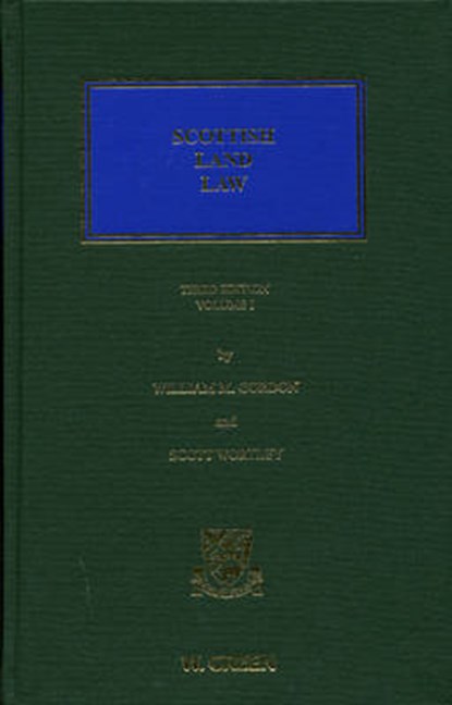 Scottish Land Law, Gordon, William M - Gebonden - 9780414015548