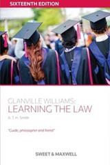 Glanville Williams: Learning the Law - A.T.H. Smith - 9780414051935