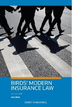 Birds' Modern Insurance Law - BIRDS,  Professor John - 9780414071001