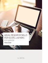 Legal Research Skills for Scots Lawyers - Fiona Grant - 9780414087057