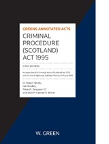 Criminal Procedure (Scotland) Act 1995 - Dr Robert Shiels ; Iain Bradley ; Peter W Ferguson KC - 9780414115071