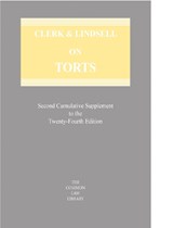 Clerk & Lindsell on Torts -  - 9780414127487