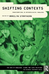 Shifting Contexts - Marilyn Strathern - 9780415107952