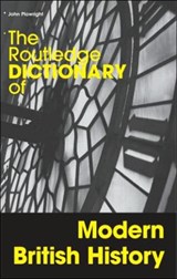 The Routledge Dictionary of Modern British History - JOHN (REPTON SCHOOL,  Derbyshire, UK) Plowright - 9780415192446