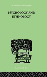 Psychology and Ethnology - W H R Rivers - 9780415209540