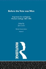 Before the Vote was Won - Jane Lewis - 9780415256902