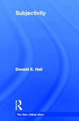 Subjectivity - Donald Hall - 9780415287616