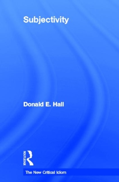 Subjectivity, Donald Hall - Gebonden - 9780415287616