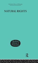 Natural Rights - David G Ritchie - 9780415295765