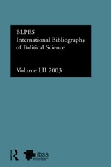 IBSS: Political Science: 2003 Vol.52 - The British Library of Political and Economic Science - 9780415354783