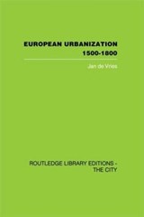 European Urbanization, 1500-1800 - Jan de Vries - 9780415417686
