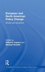 European and North American Policy Change - GILIBERTO CAPANO ; MICHAEL (SIMON FRASER UNIVERSITY,  Canada) Howlett - 9780415485289