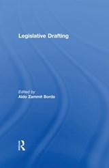 Legislative Drafting - Aldo Zammit Borda - 9780415597814