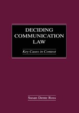 Deciding Communication Law - Susan Dente Ross - 9780415647151