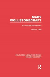 Mary Wollstonecraft - Janet Todd - 9780415752664