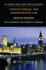 O. Hood Phillips and Jackson, Constitutional and Administrat - O. Hood Phillips; Paul Jackson; Patricia Leopold - 9780421574809