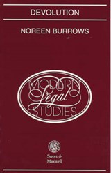 Devolution - BURROWS,  Noreen - 9780421722804