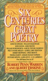 Six Centuries of Great Poetry - Robert Penn Warren ;  Albert Erskine - 9780440213833