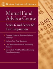 The Boston Institute of Finance Mutual Fund Advisor Course