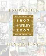Knowledge for Generations - Robert E. Wright ; Timothy C. Jacobson ; George David Smith - 9780471757214