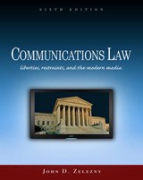 Communications Law - ZELEZNY,  John D. - 9780495794172