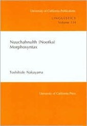 Nuuchahnulth (Nootka) Morphosyntax