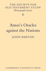 Amos's Oracles Against the Nations - John Barton - 9780521104081