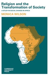 Religion and the Transformation of Society - Monica Wilson - 9780521104111