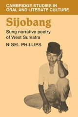Sijobang - Nigel Phillips - 9780521105057